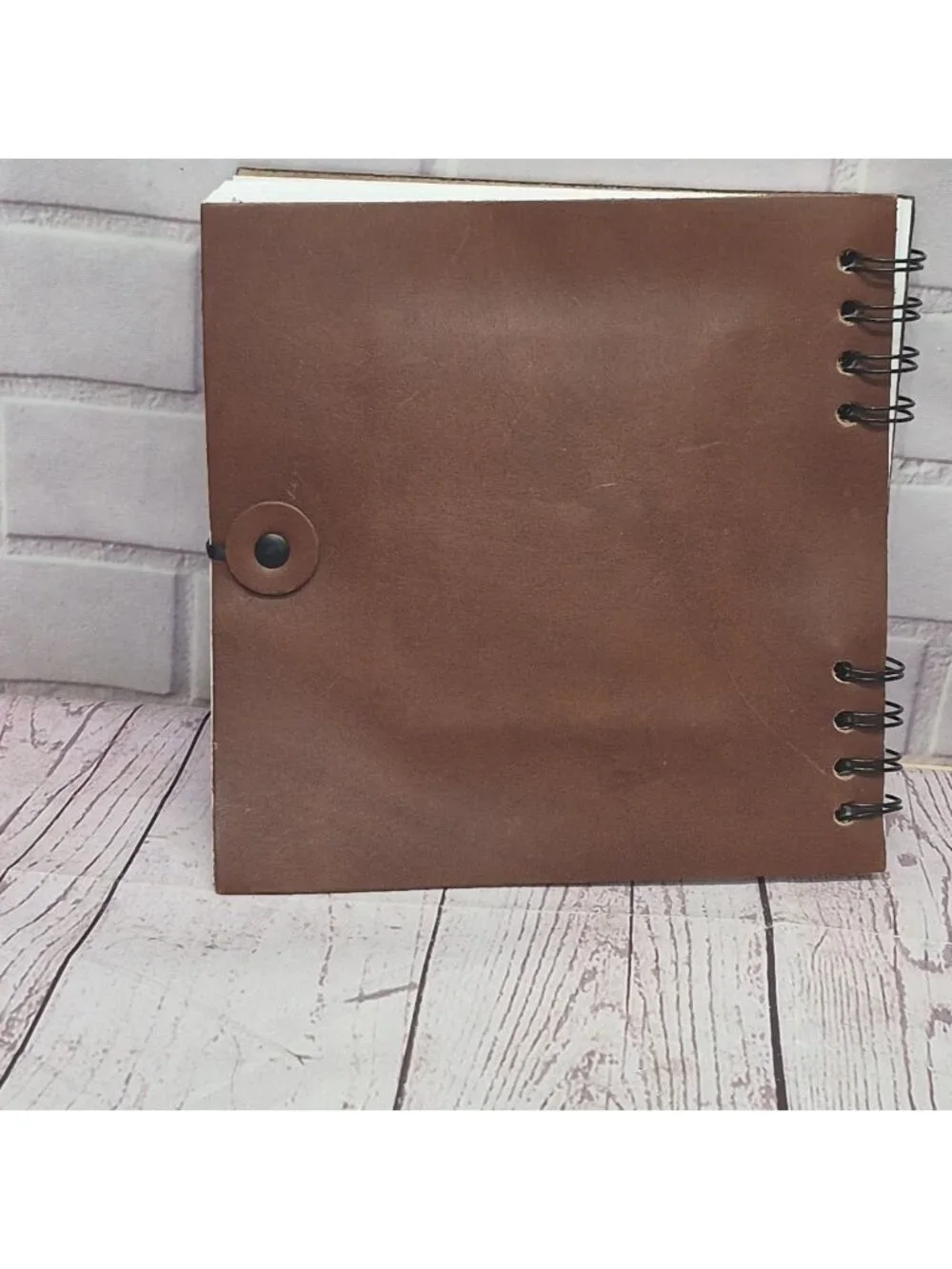 Land Rover Logo Leather Paper Blank Notebook-by Mulholland Brothers~Photo Mounts